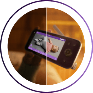 Beebimonitor 5-tollise HD-ekraaniga