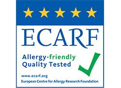 ECARF logo- allergia sõbralik tolmuimejad