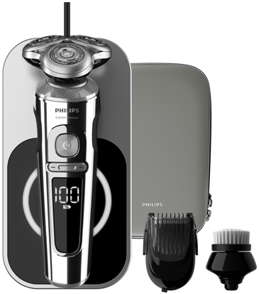 Philips S9000 Prestige SP9860 ar piederumiem elektriskā bārdas skuveklim