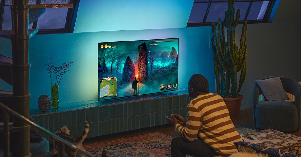 Philipsi OLED teleri täiendatud mängimise funktsioon