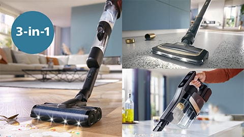 Philips AquaTrio juhtmeta tolmuimeja ja pesuri 9000 seeria puhastab teie kodu