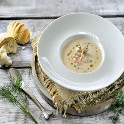 Smoked salmon soup | Philips Chef Recipes