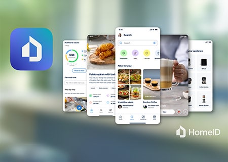 Philipsi HomeID rakendus, nutikas retseptirakendus