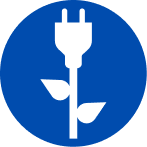 Vähese energiakasutuse ikoon
