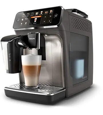 Seeria 5400 LatteGo - szary matt / chromowany