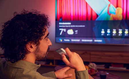 Smart TV hääljuhtimise funktsioon mobiil