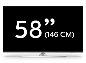 58-tolline Philips Performance Series 4K UHD LED Android TV